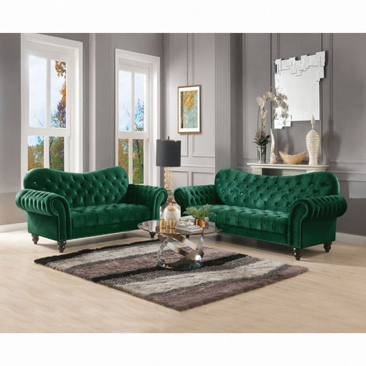 Acme Furniture - Iberis 2 Piece Sofa Set in Green - 53400-2SET - GreatFurnitureDeal