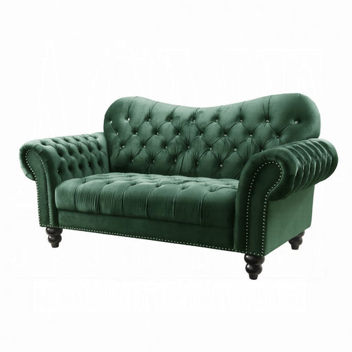 Acme Furniture - Iberis Loveseat in Green - 53402 - GreatFurnitureDeal