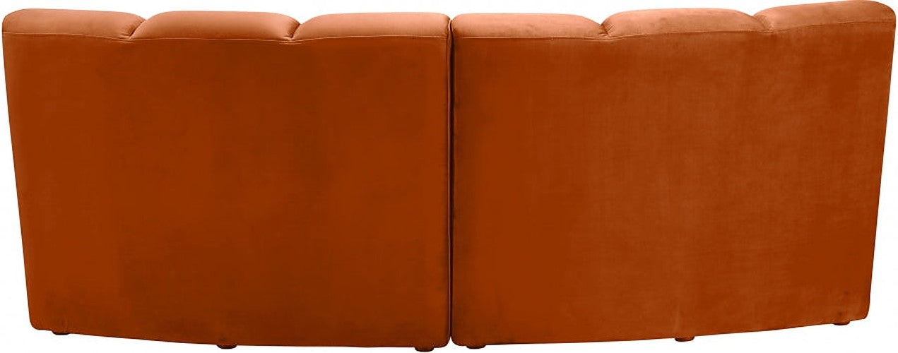 Meridian Furniture - Infinity Modular Sofa in Cognac - 638Cognac-2PC - GreatFurnitureDeal
