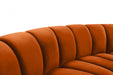 Meridian Furniture - Infinity Modular 4 Piece Sectional in Cognac - 638Cognac-4PC - GreatFurnitureDeal