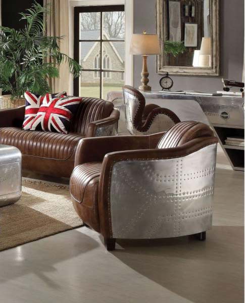 Acme Furniture - Brancaster Barrel Chair - 53547 - GreatFurnitureDeal