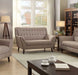 Acme Furniture - Watonga Light Brown Linen Loveseat - 53711 - GreatFurnitureDeal