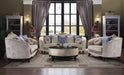 Acme Furniture - Sheridan Cream Fabric 3 Piece Living Room Set - 53945-46-47