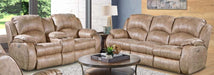 Southern Motion - Cagney Power Headrest Double Reclining Sofa and Console Loveseat in Brown - 705-61P,78P 173-16 - GreatFurnitureDeal