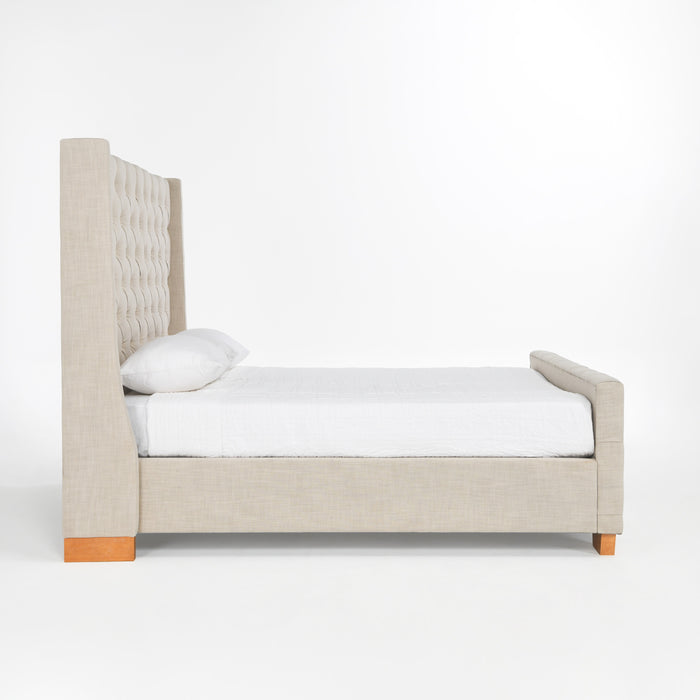 Classic Home Furniture - Laurent Tufted Bed Cal King - 54005511 - GreatFurnitureDeal