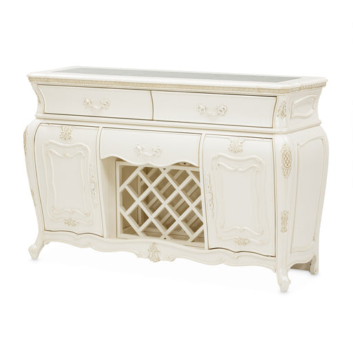 AICO Furniture - Lavelle Sideboard with Mirror in Classic Pearl - 54007-67-113 - GreatFurnitureDeal