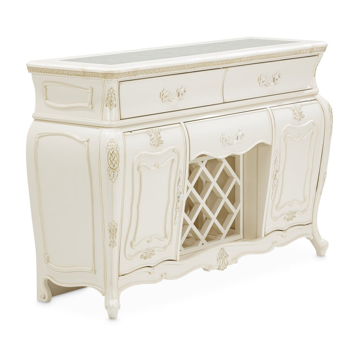 AICO Furniture - Lavelle Sideboard with Mirror in Classic Pearl - 54007-67-113 - GreatFurnitureDeal