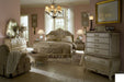 AICO Furniture - Lavelle Blanc 3 Piece Eastern King Wing Mansion Bedroom Set - 54000EKWM-04-3SET - GreatFurnitureDeal