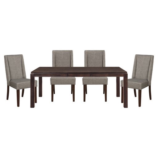 Homelegance - Kavanaugh 5 Piece Dining Room Set in Dark Brown - 5409-78-5SET - GreatFurnitureDeal