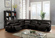 Acme Furniture - Saul 6 Piece Power Motion Sectional Sofa in Black - 54150