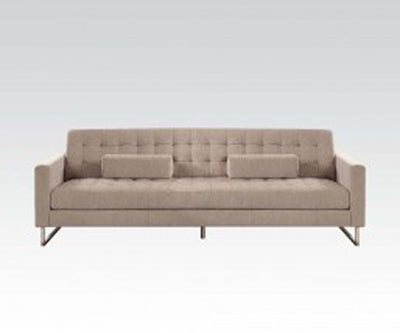 Acme Furniture - Sampson Sofa in Beige - 54180 - GreatFurnitureDeal