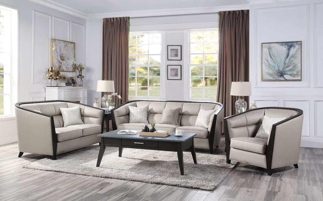 Acme Furniture - Zemocryss 3 Piece Living Room Set in Beige - 54235-36-37 - GreatFurnitureDeal