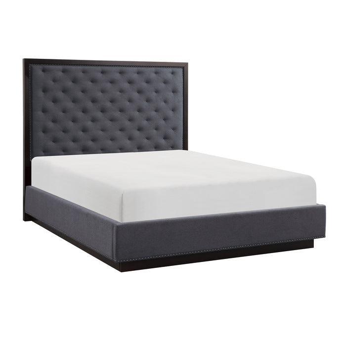 Homelegance - Larchmont Charcoal Queen Bed - 5424-1