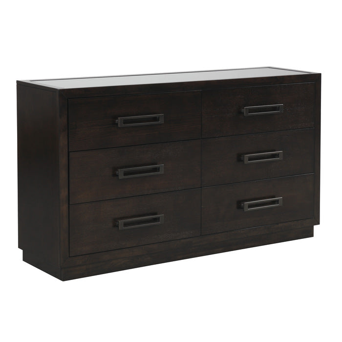 Homelegance - Larchmont Charcoal Dresser and Mirror Set - 5424-5-6 - GreatFurnitureDeal