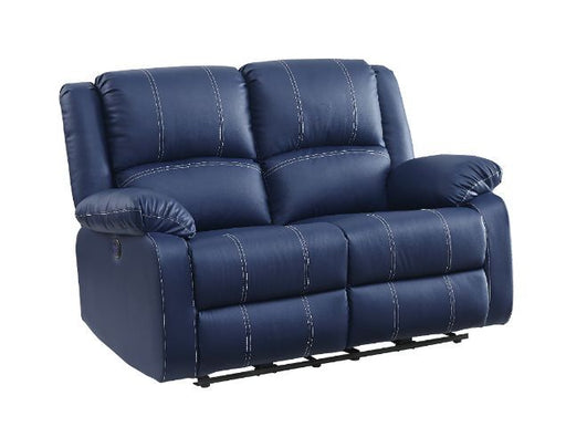 Acme Furniture - Zuriel Power Motion Loveseat in Blue - 54616 - GreatFurnitureDeal