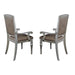 Homelegance - Orsina Silver 7 Piece Extendable Dining Table Set - 5477N-96-7 - GreatFurnitureDeal