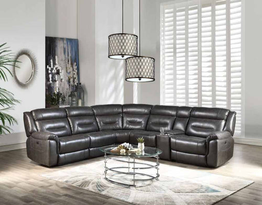 Acme Furniture - Imogen Sectional Sofa in Gray - 54810 - GreatFurnitureDeal