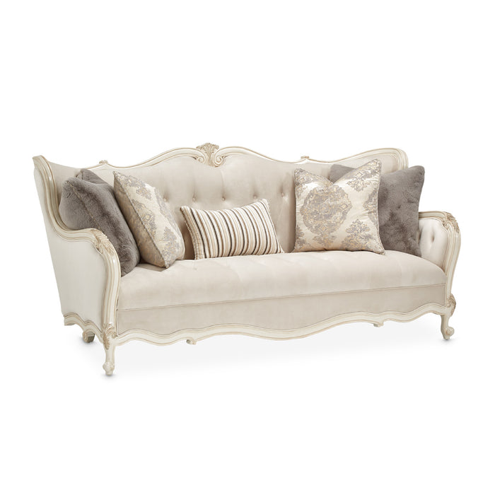 AICO Furniture - Lavelle Sofa in Classic Pearl - 54815-IVORY-113