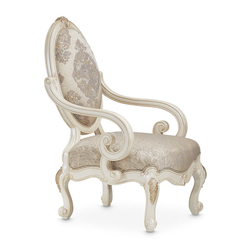 AICO Furniture - Lavelle Oval Back Wood Chair Mystic in Classic Pearl - 54834-MYSTC-113 - GreatFurnitureDeal