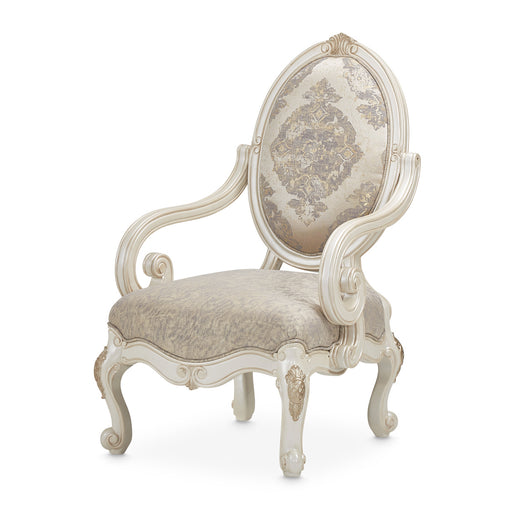 AICO Furniture - Lavelle Oval Back Wood Chair Mystic in Classic Pearl - 54834-MYSTC-113 - GreatFurnitureDeal