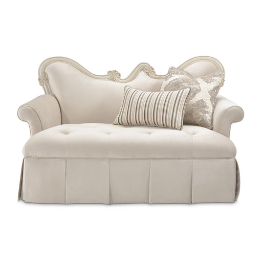 AICO Furniture - Lavelle Settee in Classic Pearl - 54864-IVORY-113 - GreatFurnitureDeal