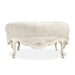 AICO Furniture - Lavelle Round Cocktail Ottoman in Classic Pearl - 54879-IVORY-113 - GreatFurnitureDeal