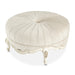 AICO Furniture - Lavelle Round Cocktail Ottoman in Classic Pearl - 54879-IVORY-113 - GreatFurnitureDeal