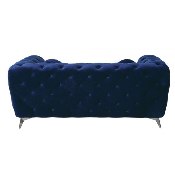 Acme Furniture - Atronia Loveseat in Blue - 54901