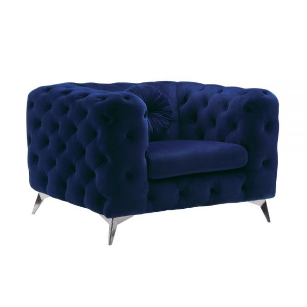 Acme Furniture - Atronia Chair in Blue - 54902