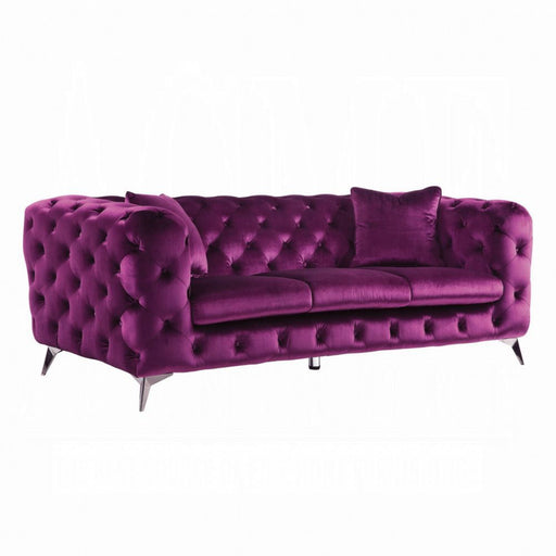 Acme Furniture - Atronia Sofa in Purple - 54905 - GreatFurnitureDeal