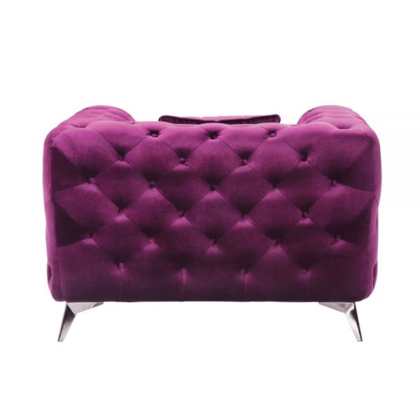 Acme Furniture - Atronia 3 Piece Living Room Set in Purple - 54905-3SET