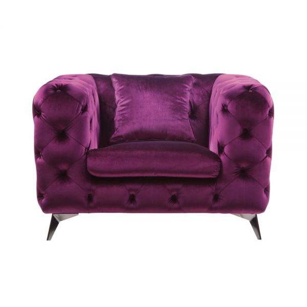 Acme Furniture - Atronia Chair in Purple - 54907