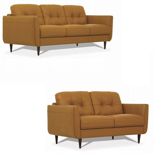 Acme Furniture - Radwan 2 Piece Sofa Set in Camel - 54955-56 - GreatFurnitureDeal
