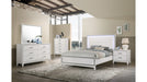 Acme Furniture - Haiden 6 Piece Eastern King Bedroom Set in White - 28447EK-6SET - GreatFurnitureDeal