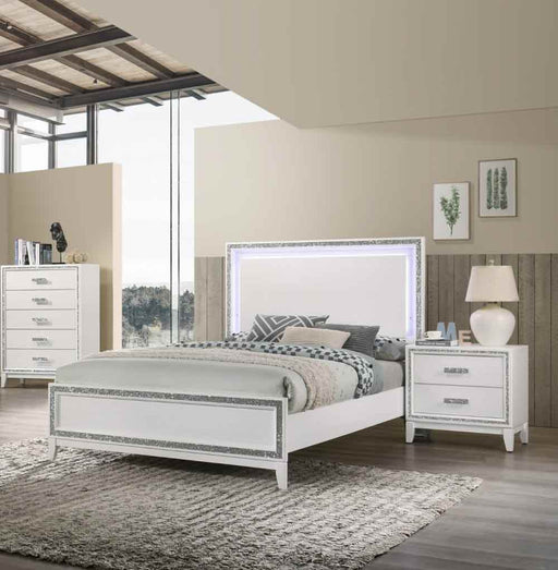 Acme Furniture - Haiden 3 Piece Queen Bedroom Set in White - 28450Q-3SET - GreatFurnitureDeal