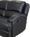 Myco Furniture - Capri Recliner Loveseat in Black - CA820L-BK - GreatFurnitureDeal