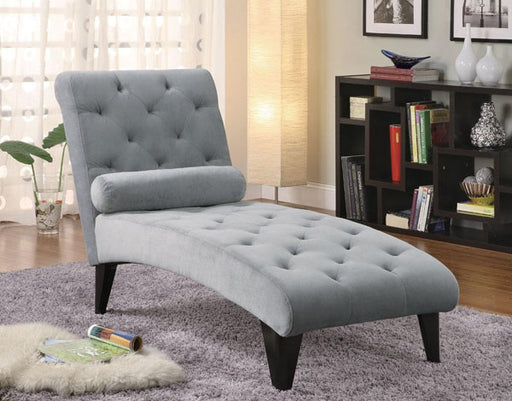Coaster Furniture - Grey Chaise - 550067 - GreatFurnitureDeal