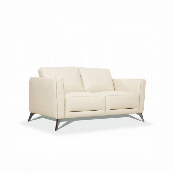 Acme Furniture - Malaga Loveseat in Cream - 55006 - GreatFurnitureDeal