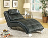 Coaster Furniture - Black Chaise - 550075 - GreatFurnitureDeal