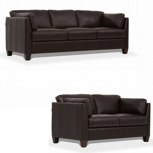 Acme Furniture - Matias 2 Piece Sofa Set in Chocolate - 55010-11 - GreatFurnitureDeal