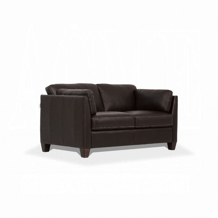 Acme Furniture - Matias Loveseat in Chocolate - 55011 - GreatFurnitureDeal
