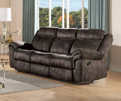 Acme Furniture - Zubaida Reclining Sofa in Chocolate - 55020 - GreatFurnitureDeal