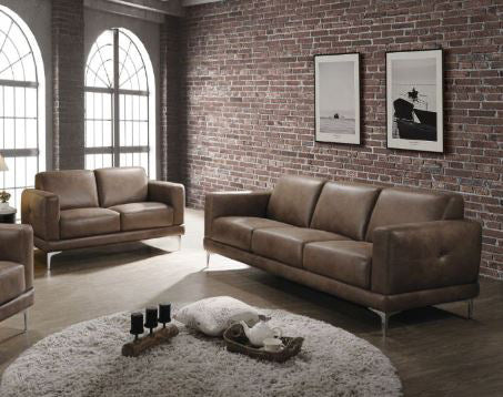 Acme Furniture - Reagan 2 Piece Sofa Set in Mocha - 55085-86 - GreatFurnitureDeal