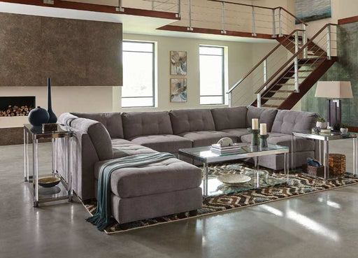 Coaster Furniture - Claude Gray Sectional - 551004-SEC - GreatFurnitureDeal