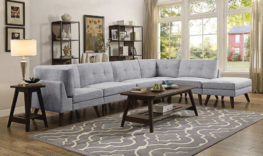 Coaster Furniture - Churchill Gray Corner Sectional - 551301 - GreatFurnitureDeal