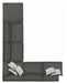 Coaster Furniture - Serene 6 Piece Charcoal LAF Sectional - 551324-SEC-S6 - GreatFurnitureDeal