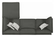 Coaster Furniture - Serene 6 Piece Charcoal LAF Sectional - 551324-SEC-S6