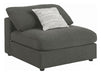 Coaster Furniture - Serene 6 Piece Charcoal LAF Sectional - 551324-SEC-S6