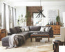 Coaster Furniture - Serene Charcoal Ottoman - 551326 - Room View