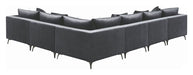 Coaster Furniture - Schwartzman Charcoal Arm Chair - 551394 - GreatFurnitureDeal
